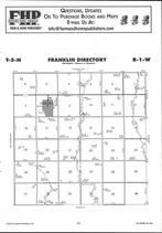 Franklin Township, Ohiowa, Directory Map, Fillmore County 2007